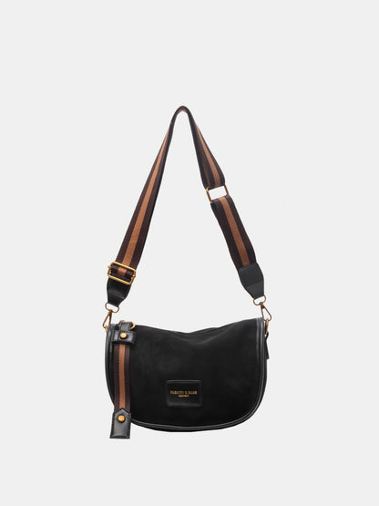 Suede Adjustable Strap Shoulder Bag  Trendsi   