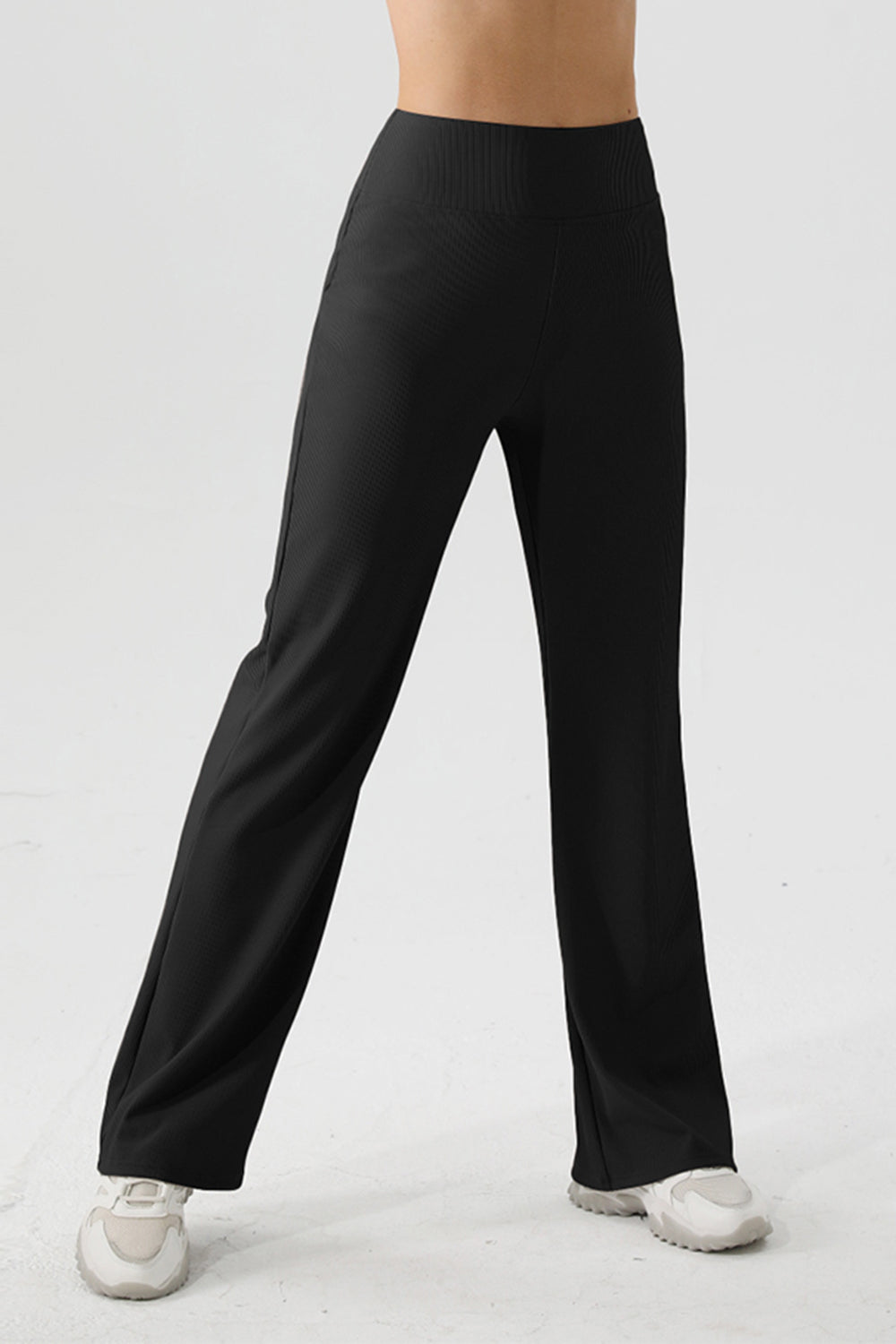 High Waist Straight Active Pants  Trendsi   