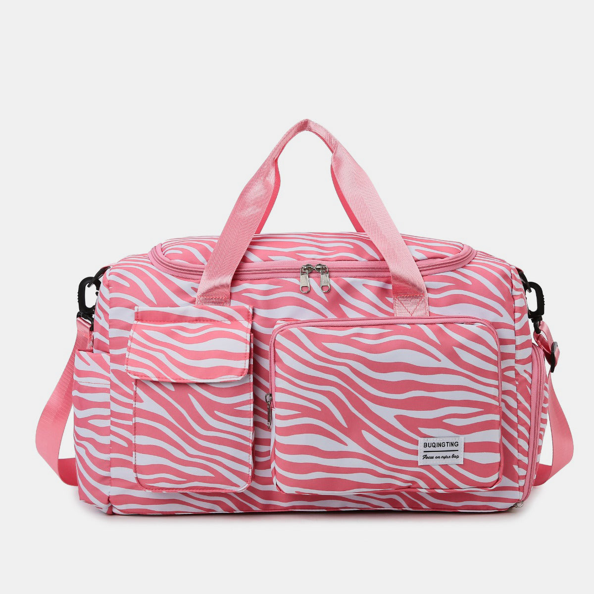 Oxford Cloth Animal Print Travel Bag  Trendsi   