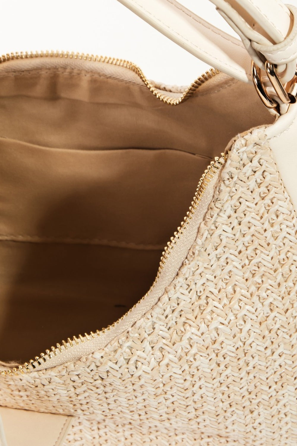 Fame Straw Braid Hobo Bag  Trendsi   