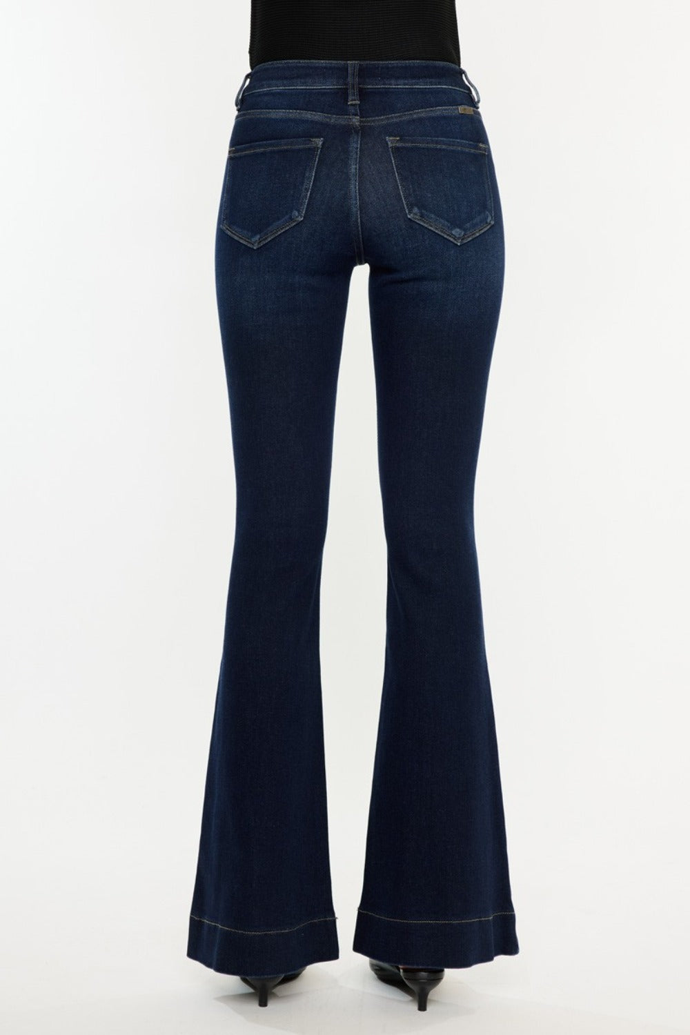 Kancan High Rise Slim Flare Jeans  Trendsi   