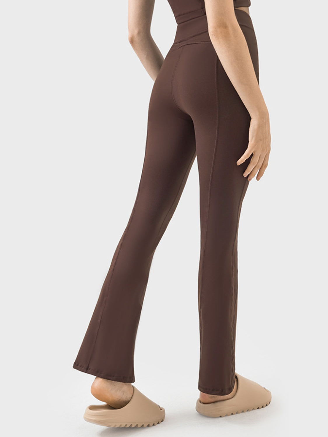 Millennia Zipper Detail High Waist Active Pants  Trendsi   