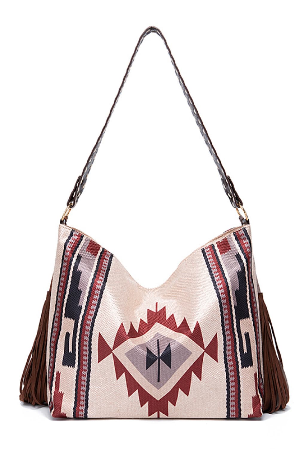 Geometric Canvas Tote Bag  Trendsi   