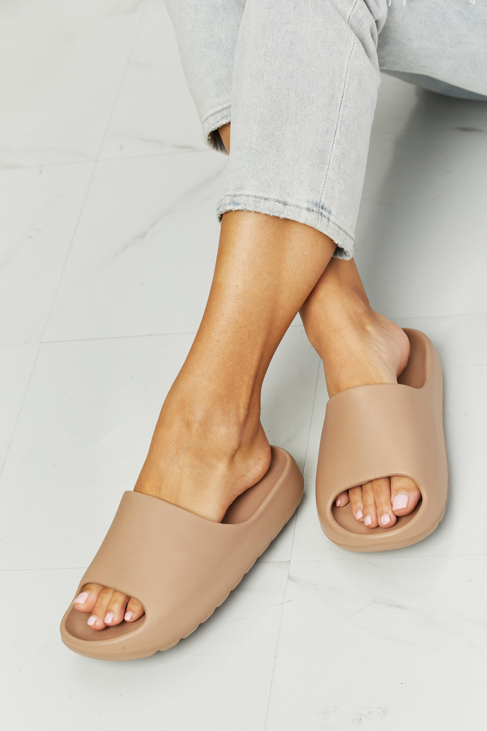 NOOK JOI In My Comfort Zone Slides in Beige  Trendsi Tan 6 