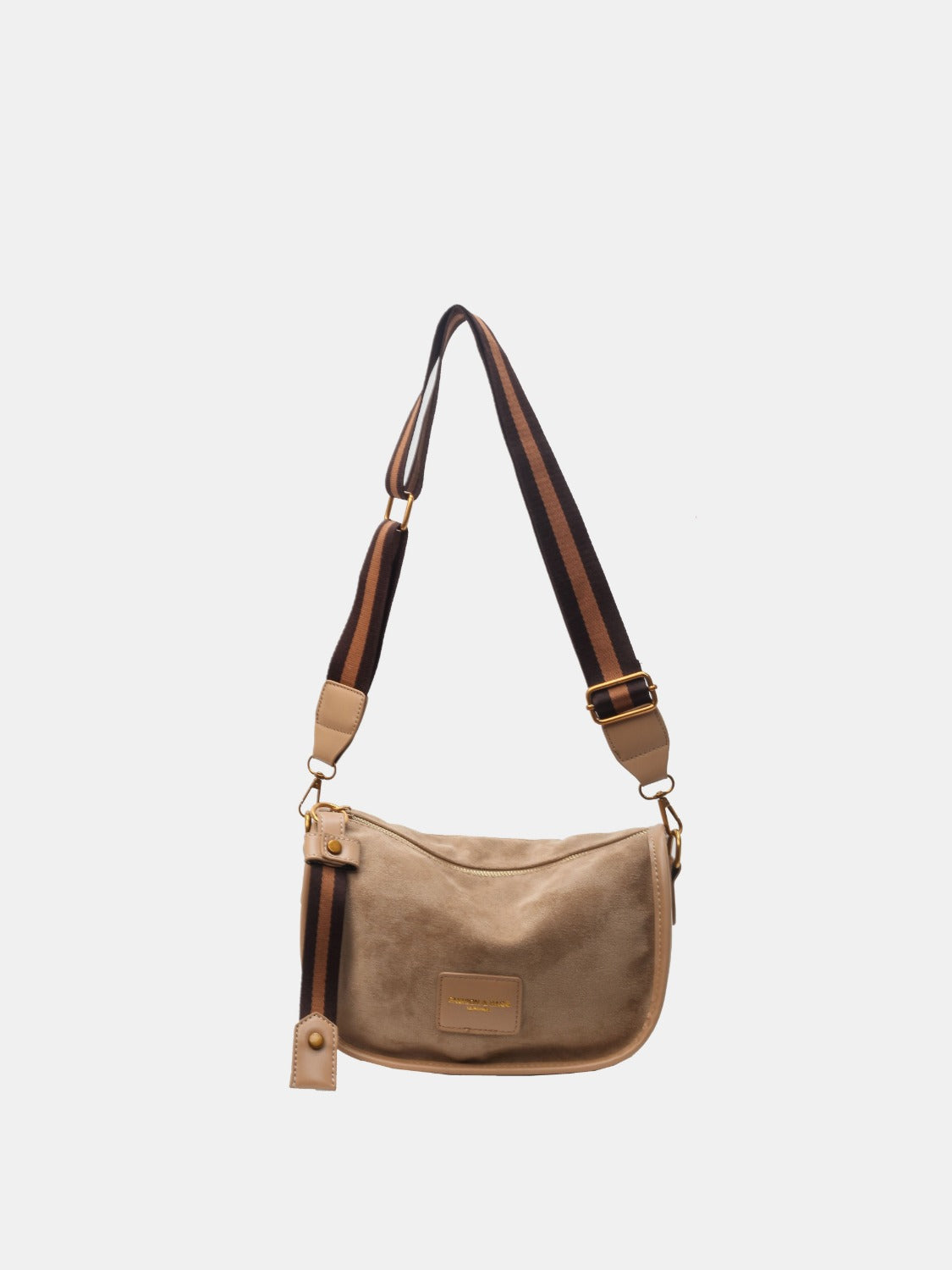 Suede Adjustable Strap Shoulder Bag  Trendsi   