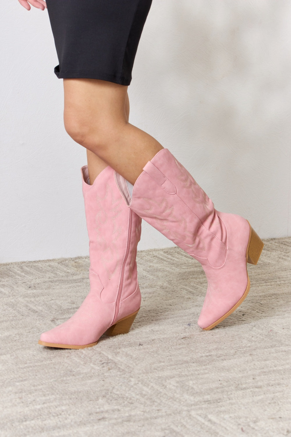 Forever Link Knee High Cowboy Boots  Trendsi   