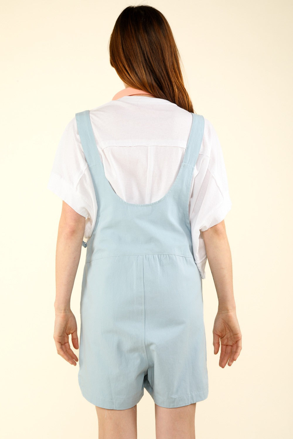 VERY J Adjustable Waist Suspender Overalls with Pockets  Trendsi   