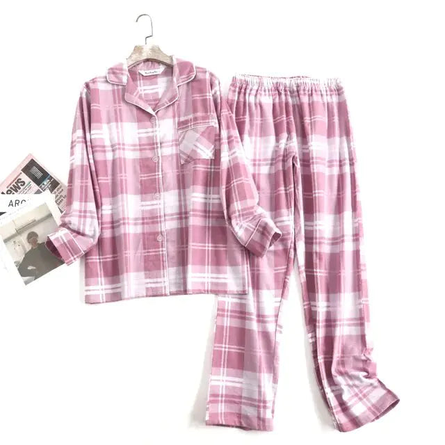 Cotton Flannel Pajamas Sets