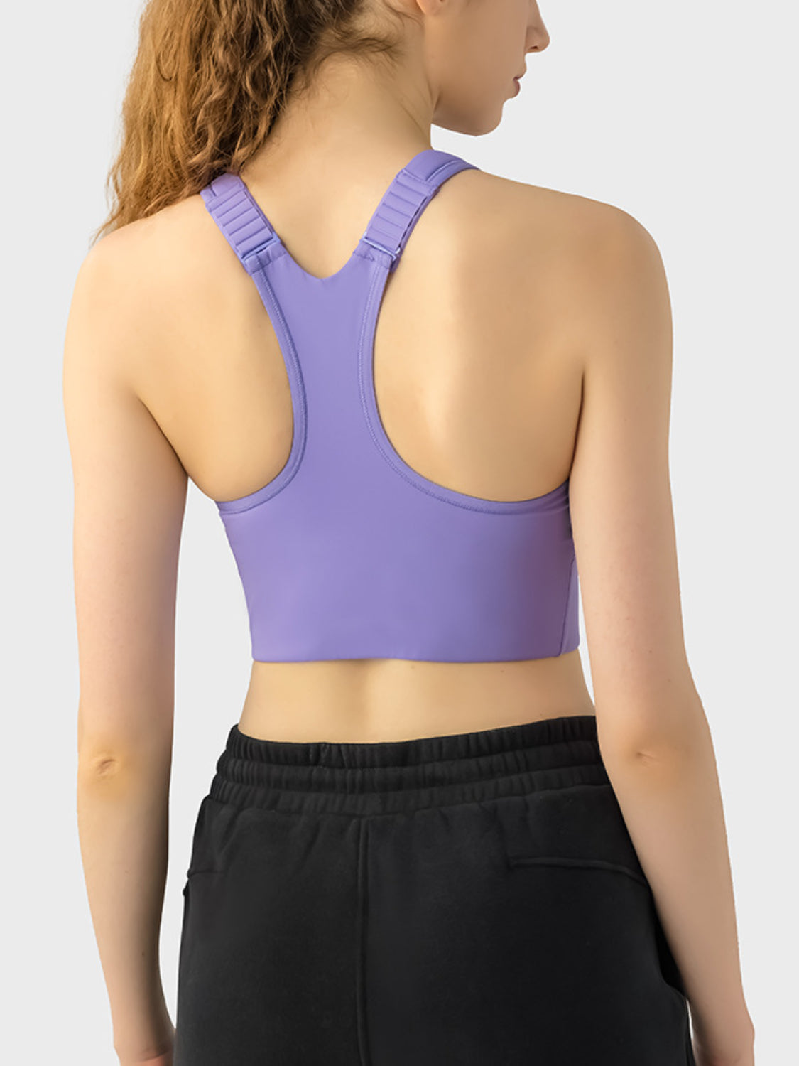 Millennia Wide Strap Sport Bra  Trendsi   