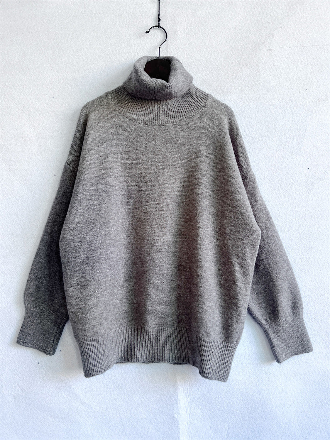 Turtleneck Long Sleeve Sweater  Trendsi   