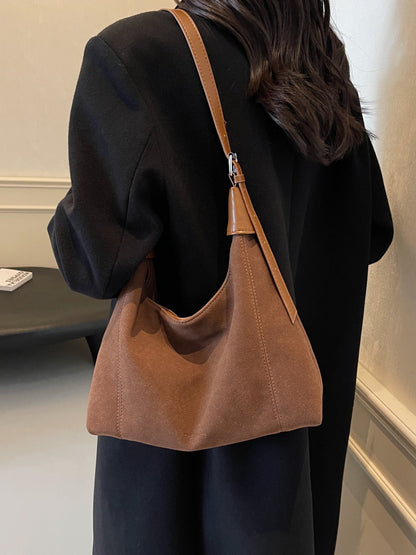 Suede Adjustable Strap Shoulder Bag Bag Trendsi   