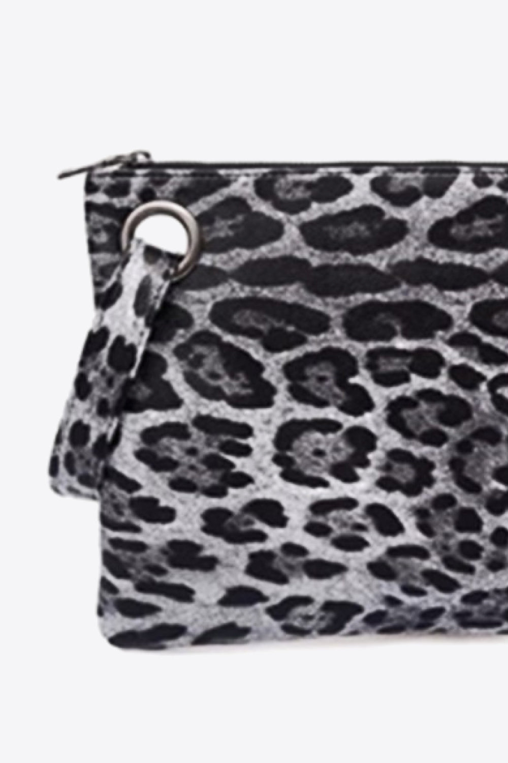 Leopard PU Leather Clutch  Trendsi   