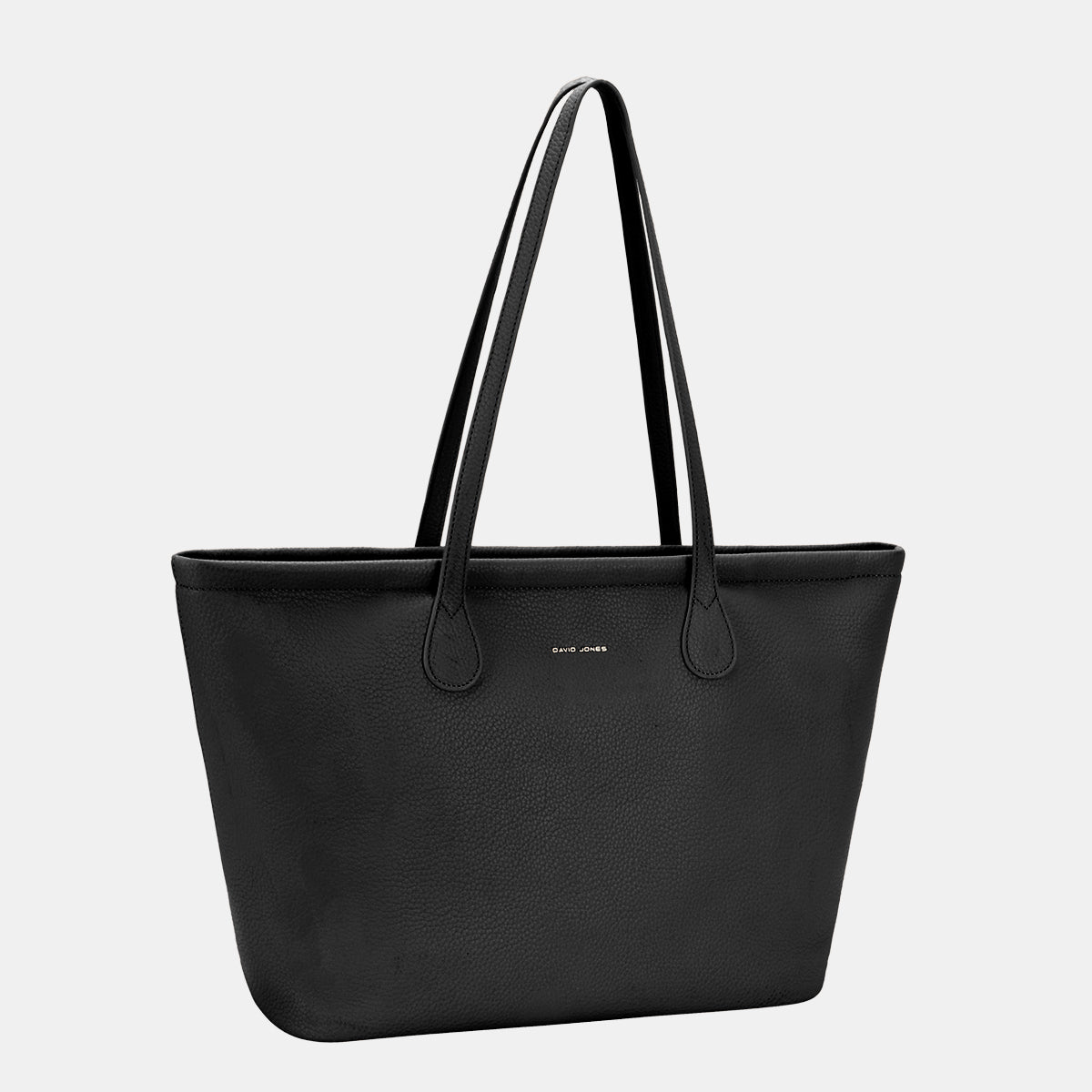 David Jones PU Leather Tote Bag  Trendsi Black One Size 