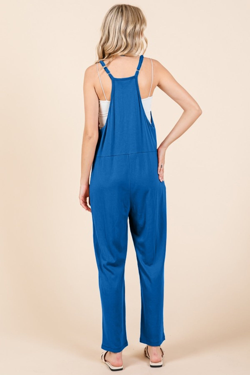 Culture Code Full Size Sleeveless Jumpsuit with Pockets  Trendsi   