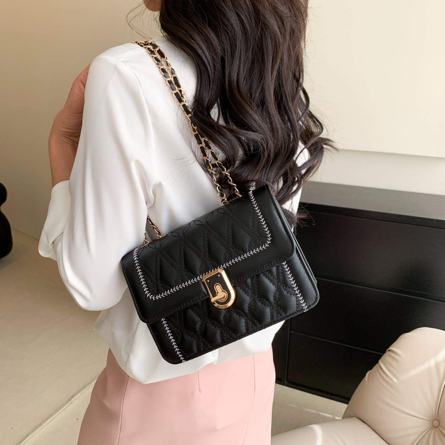 PU Leather Crossbody Bag