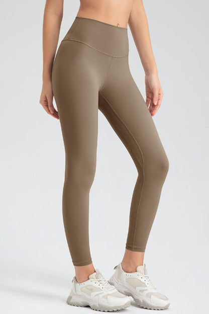 Wide Waistband Slim Fit Active Leggings  Trendsi   