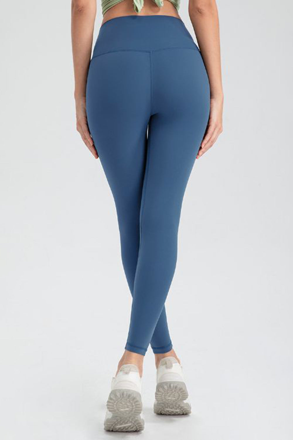 Wide Waistband Slim Fit Active Leggings  Trendsi   