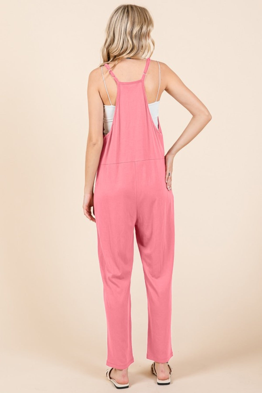 Culture Code Full Size Sleeveless Jumpsuit with Pockets  Trendsi   