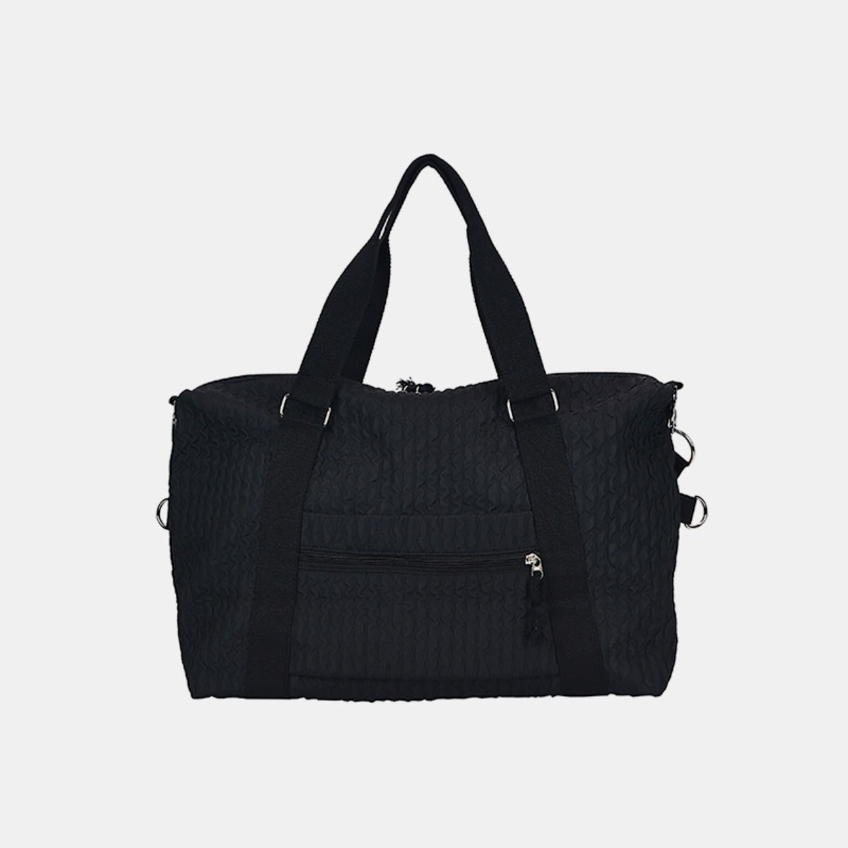 Textured Nylon Travel Bag  Trendsi   