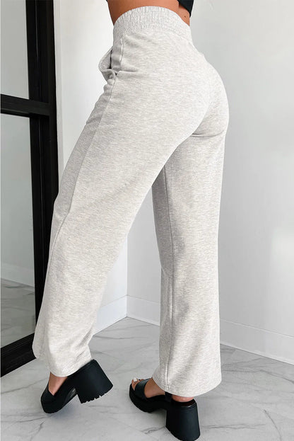 Elastic Waist Active Pants with Pockets Pants Trendsi   