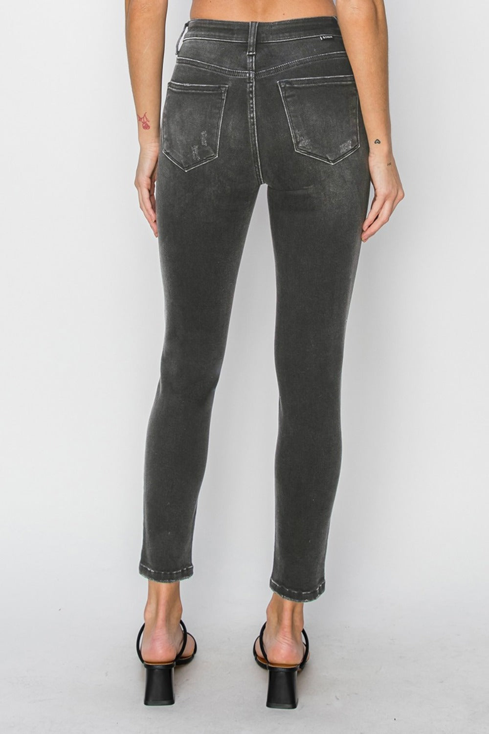 RISEN Full Size High Rise Ankle Skinny Jeans Luxe Trendsi   