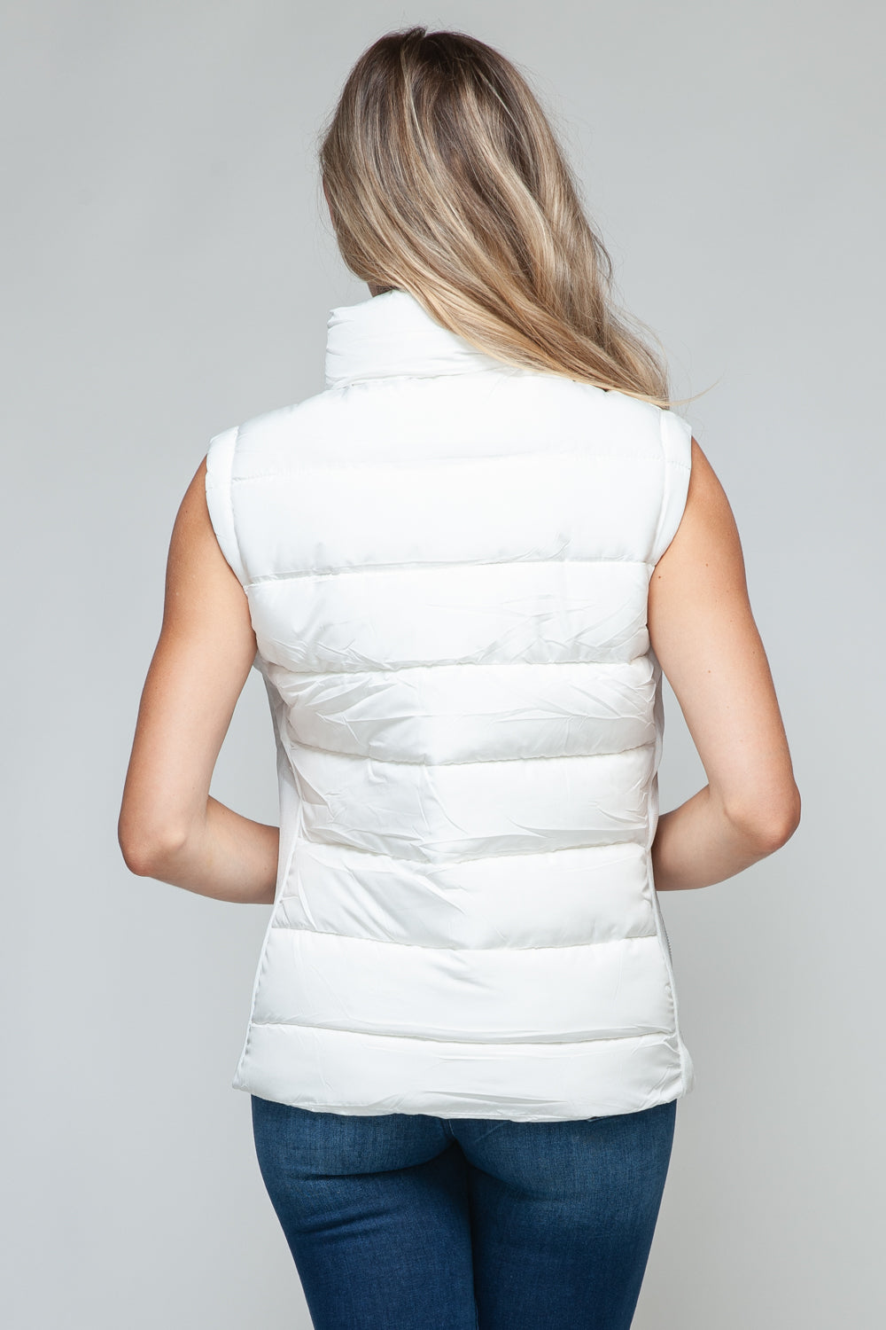 Snobbish Zip Up Turtleneck Vest with Pockets  Trendsi   