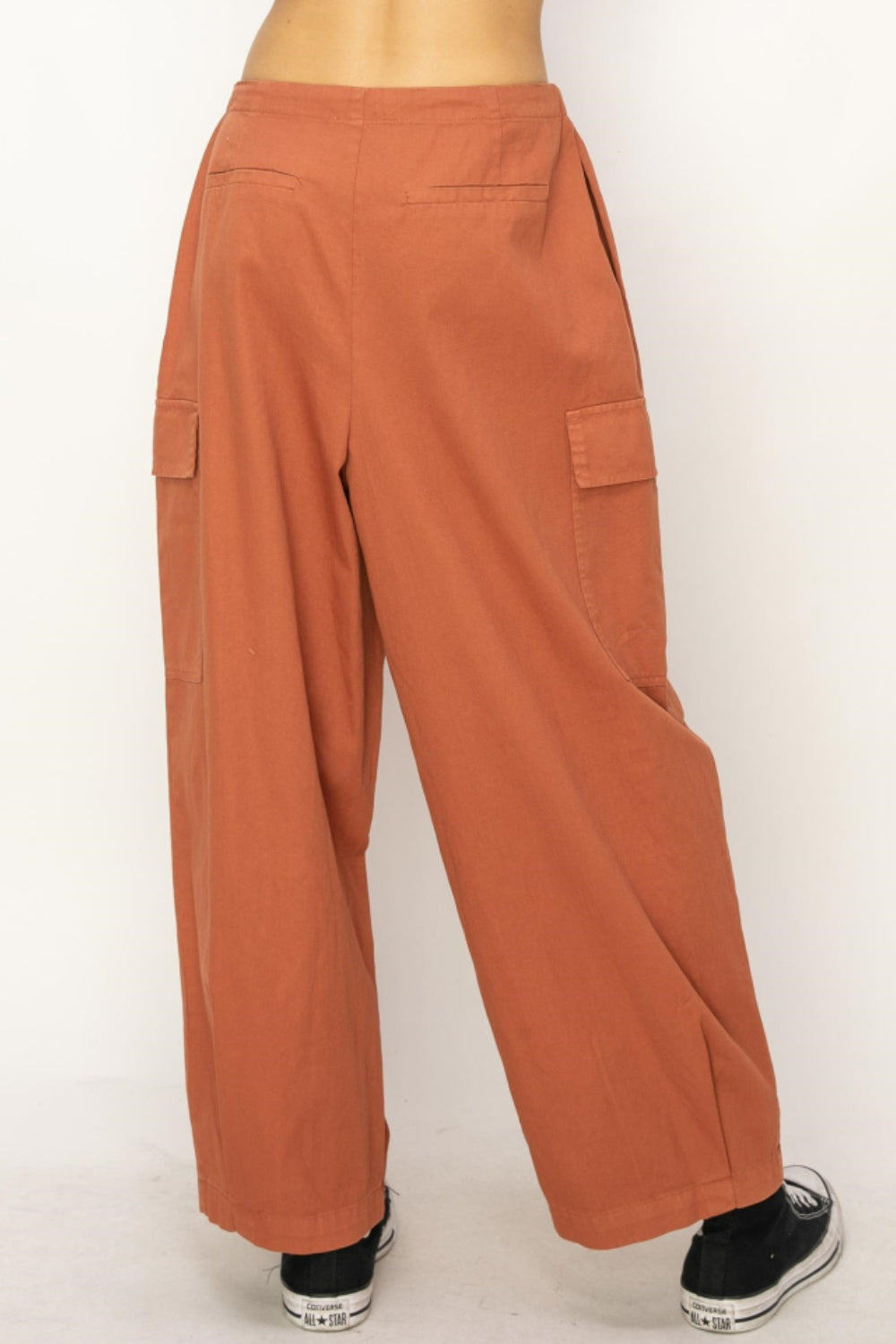 HYFVE Drawstring Cargo Wide Leg Pants  Trendsi   