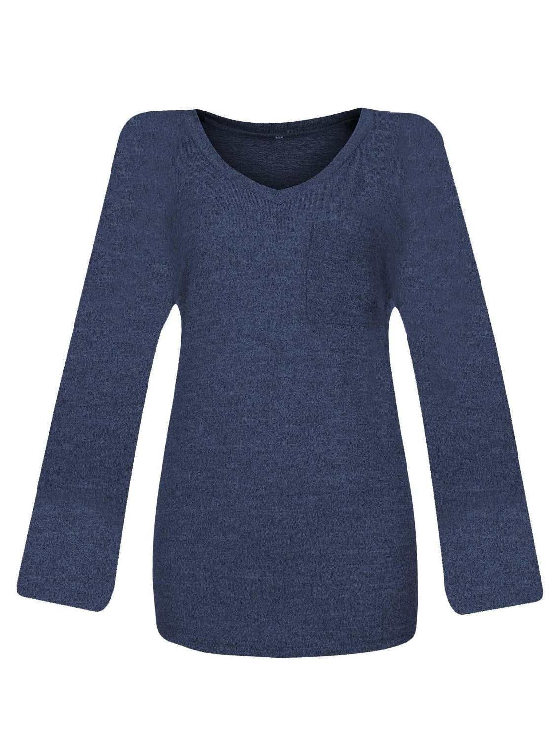 Round Neck Long Sleeve T-Shirt T-Shirt Trendsi   