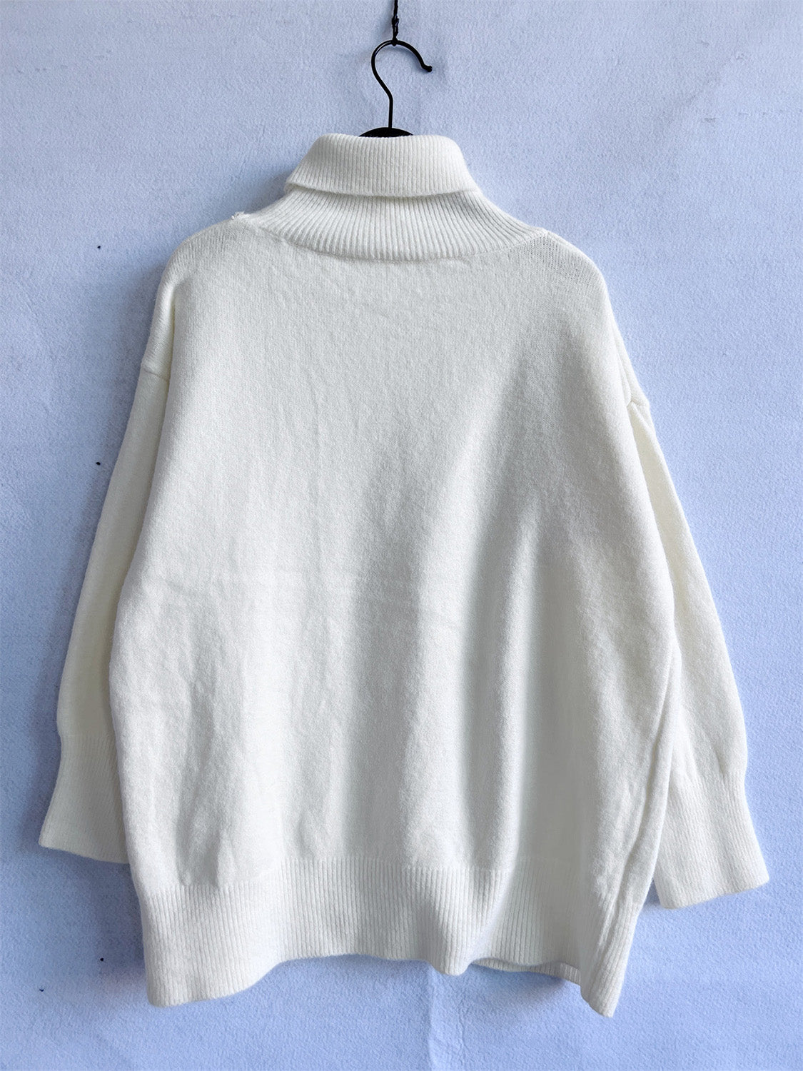 Turtleneck Long Sleeve Sweater  Trendsi   