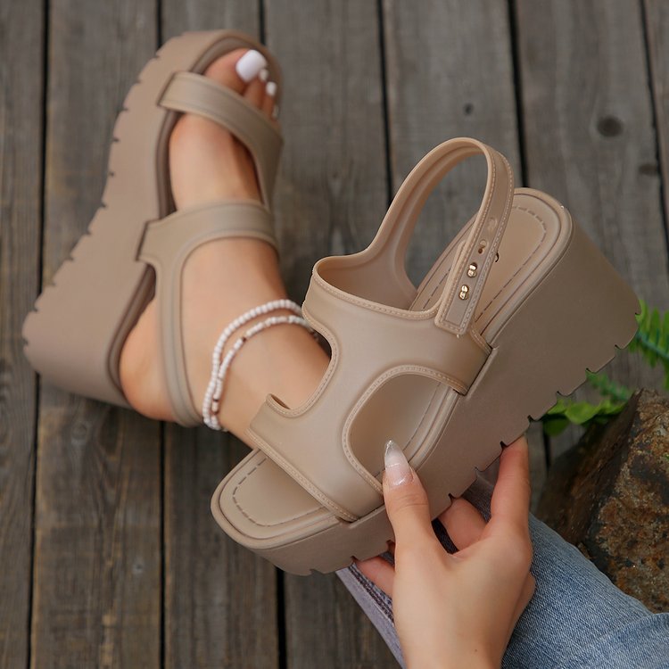 Open Toe Wedge Sandals  Trendsi   