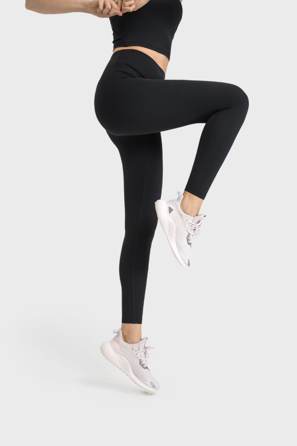 Millennia High Waist Active Pants  Trendsi   