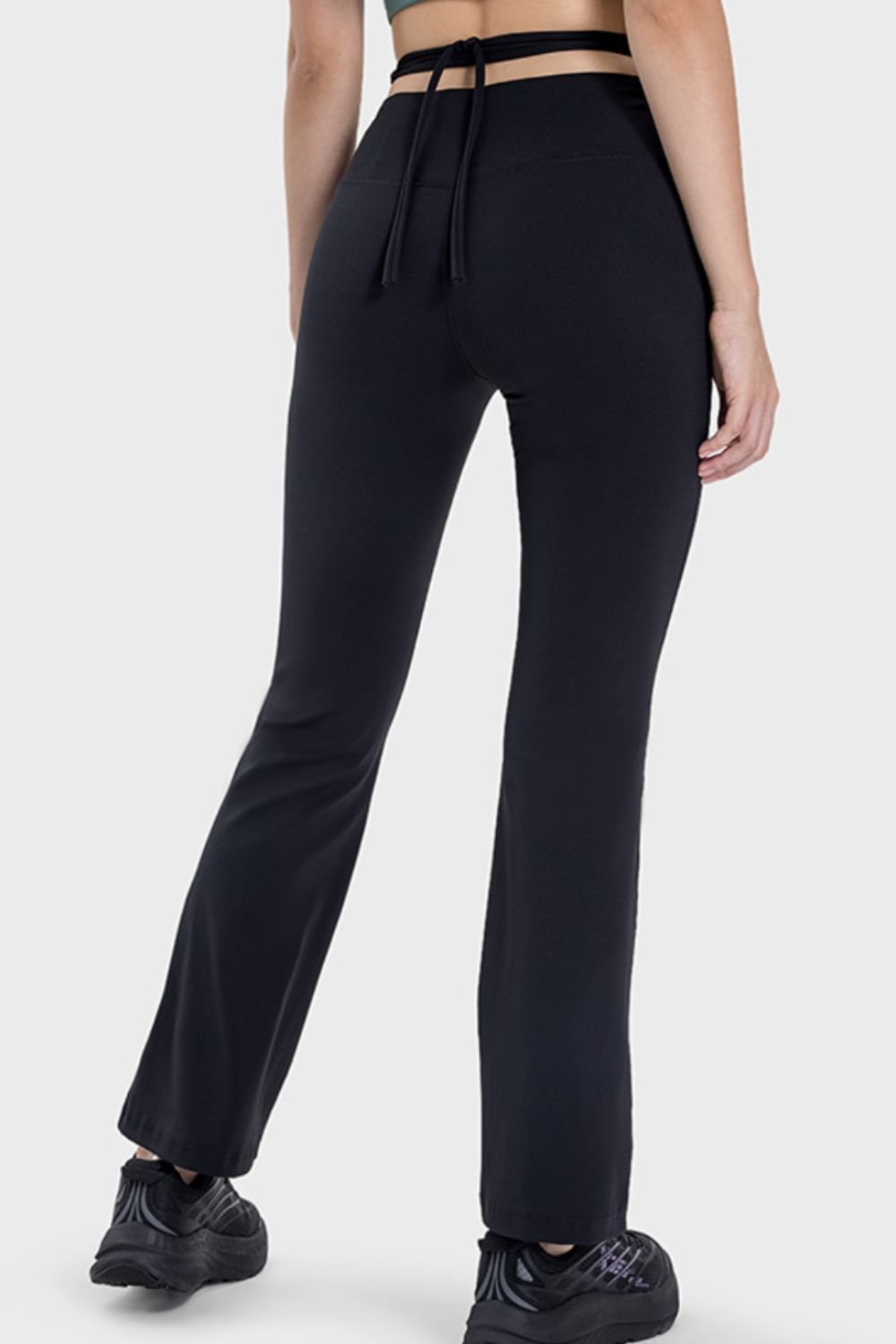 Millennia Tied Mid-Rise Waist Active Pants