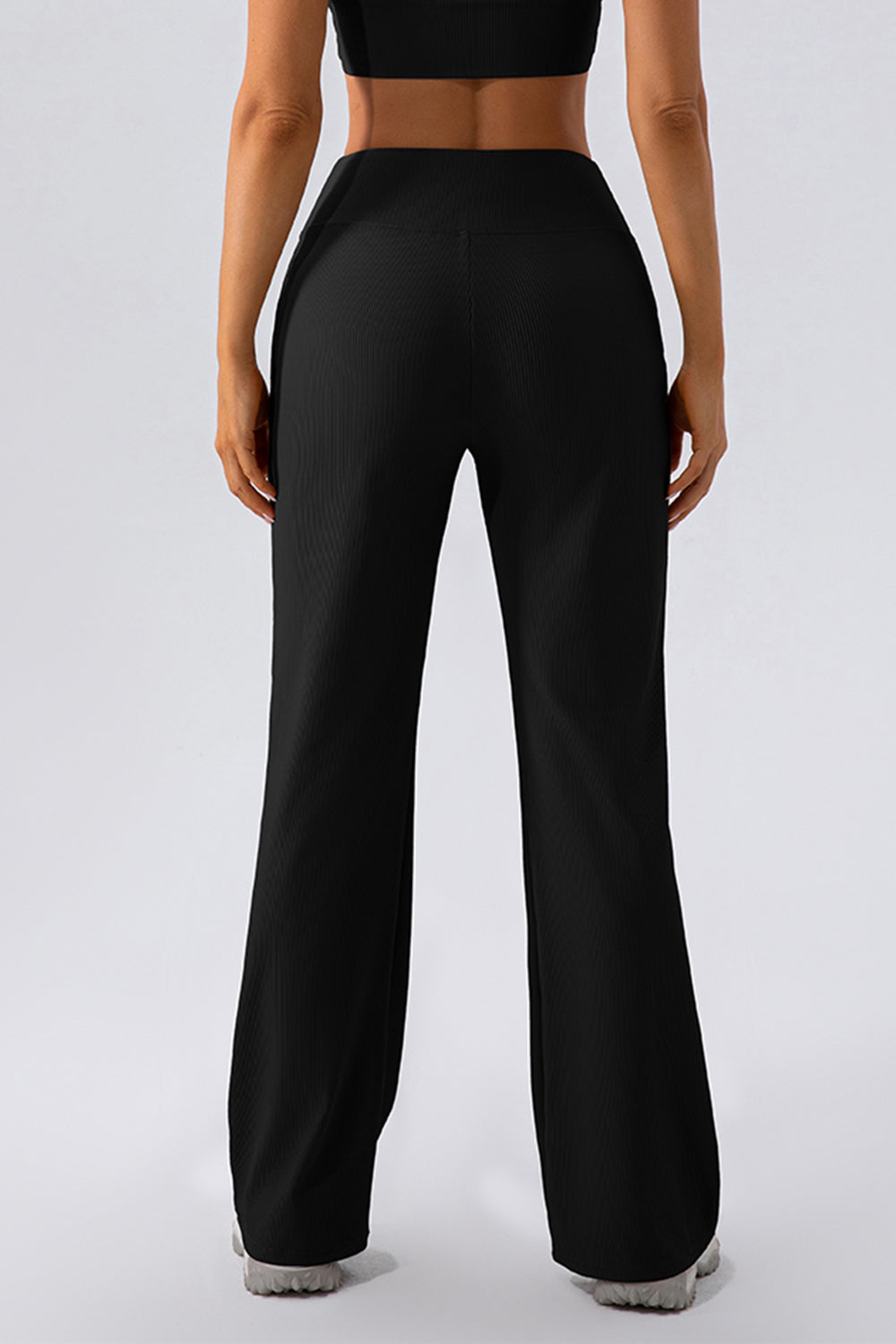 High Waist Straight Active Pants  Trendsi   