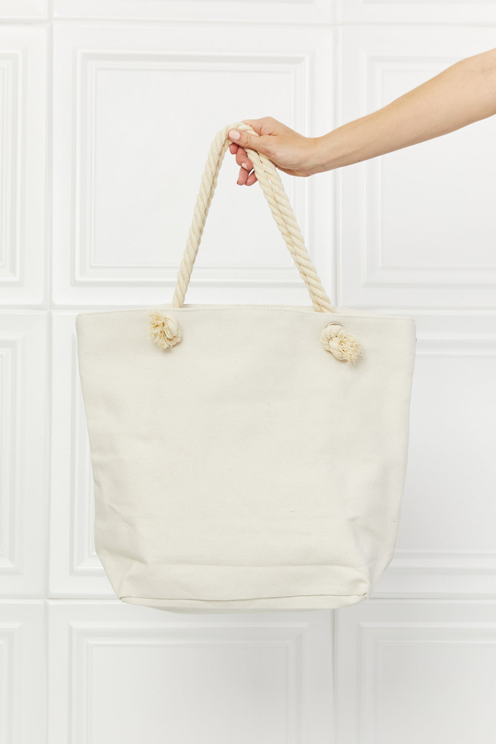 Justin Taylor Picnic Date Tassel Tote Bag  Trendsi   