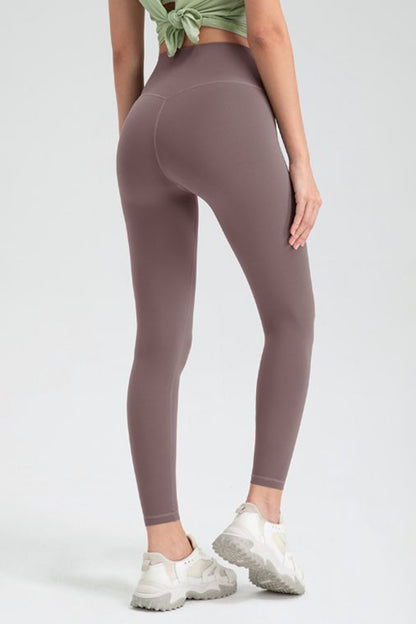 Wide Waistband High Waist Sport Leggings  Trendsi   