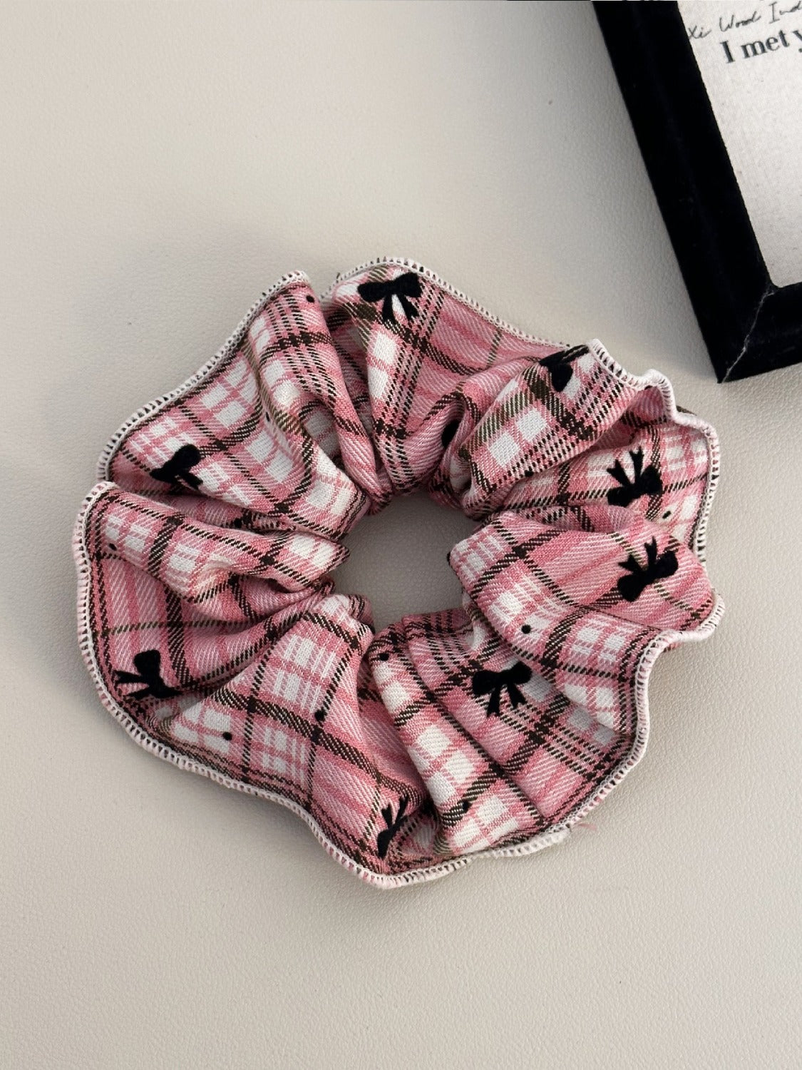 3-Piece Plaid Contrast Elastic Hair Scrunchy  Trendsi   