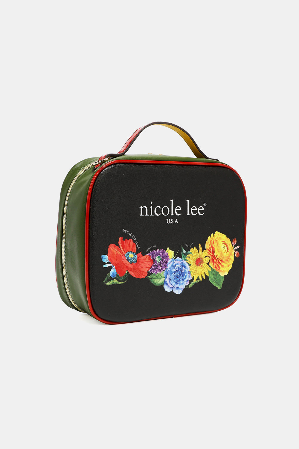 Nicole Lee USA Printed Handbag with Three Pouches  Trendsi   