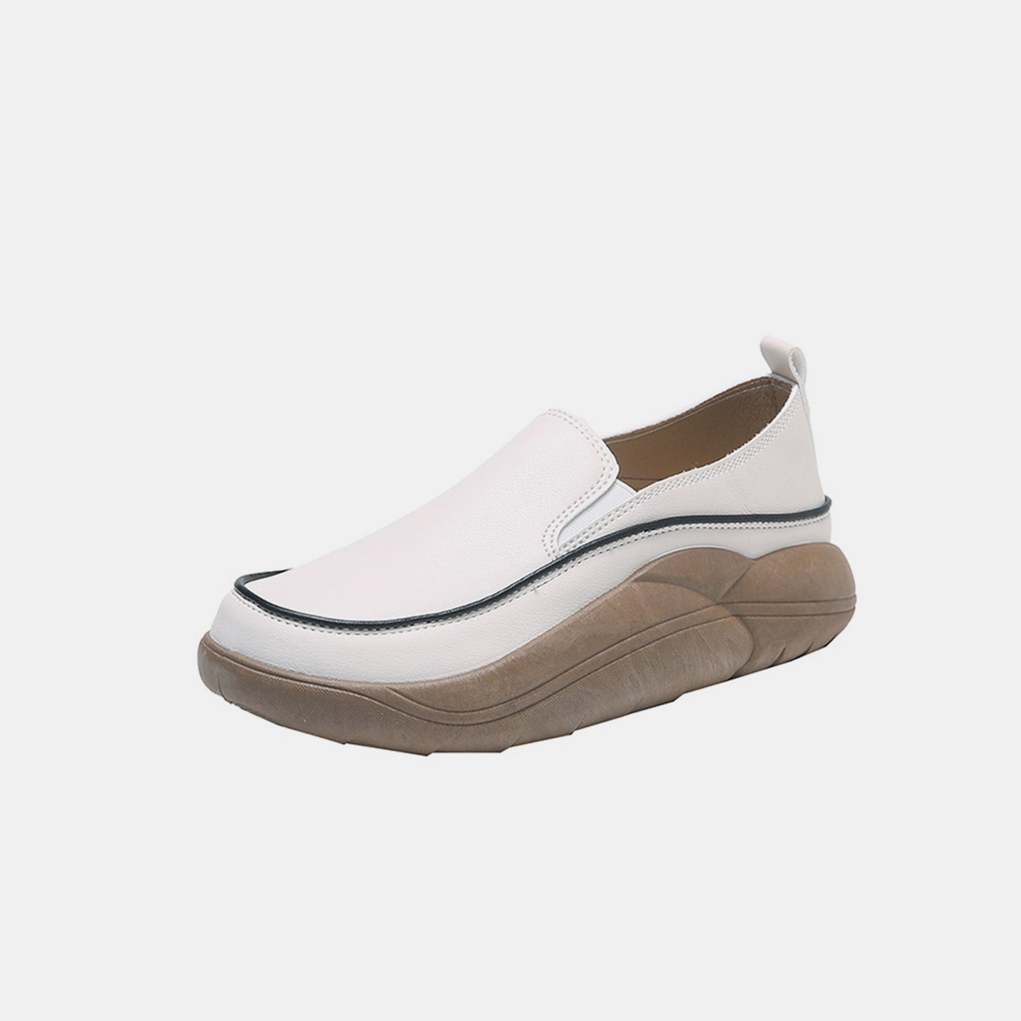 Chunky Slip On Shoes  Trendsi Ivory 35(US4) 