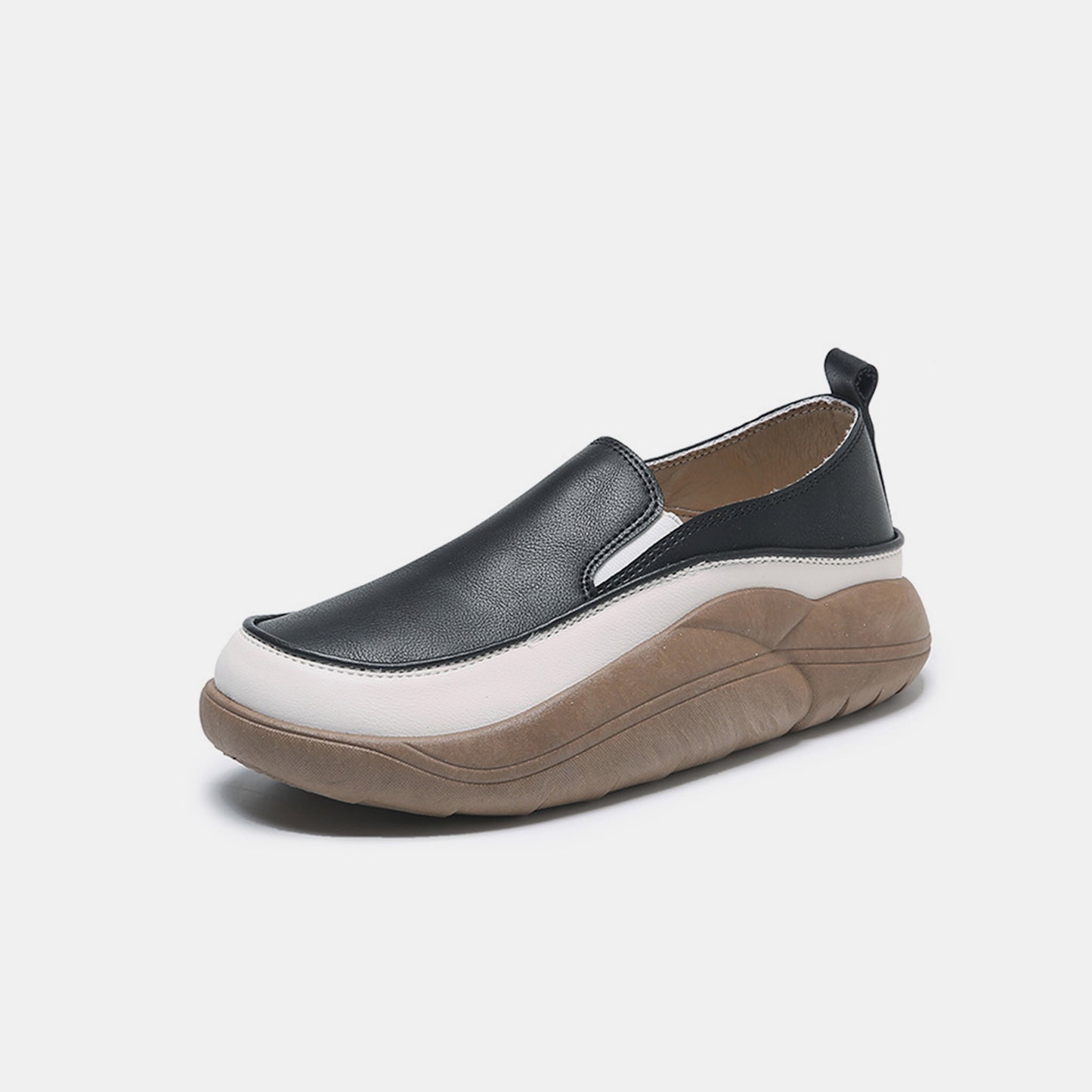 Chunky Slip On Shoes  Trendsi Black 35(US4) 