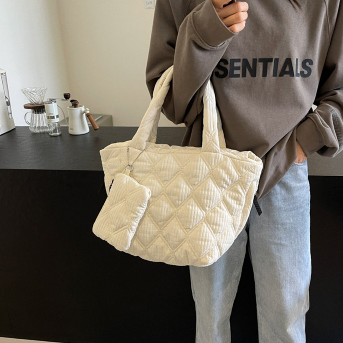 Polyester Medium Tote Bag  Trendsi   