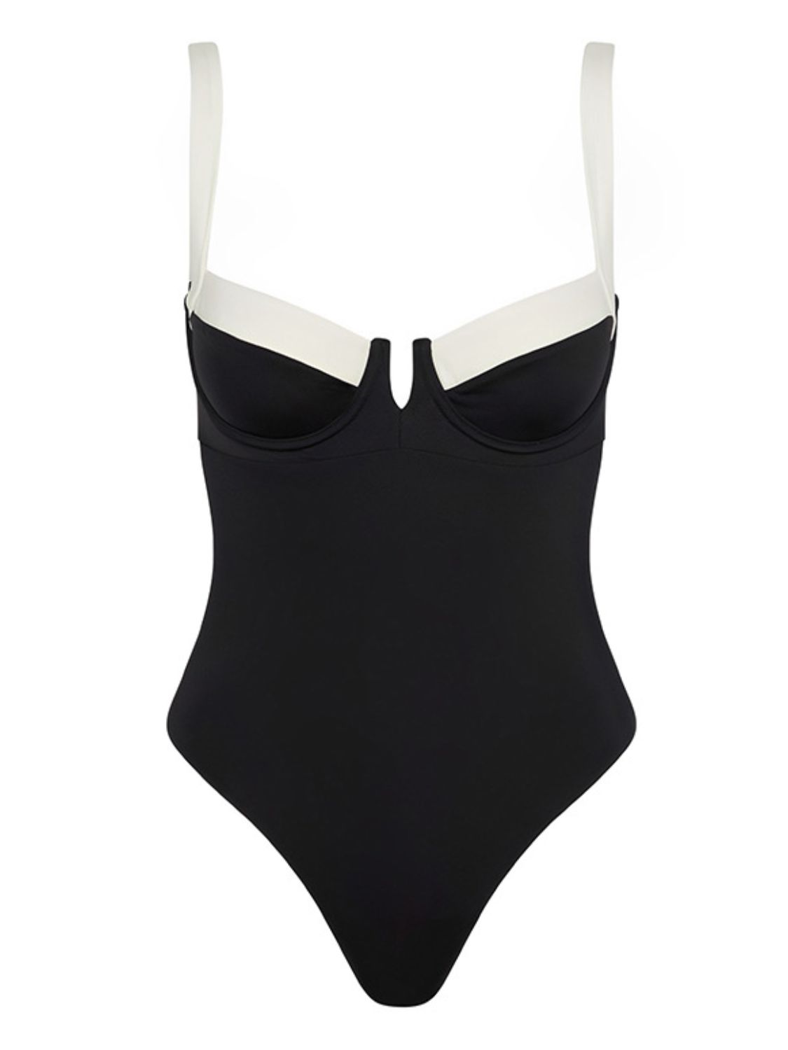 Tied Adjustable Strap One-Piece Swimwear