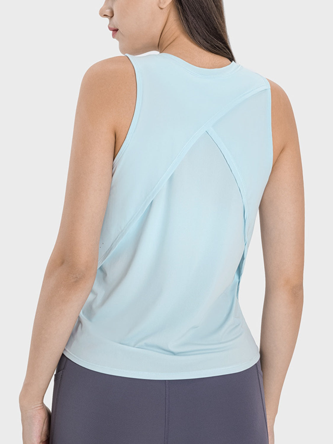 Millennia Round Neck Active Tank  Trendsi   