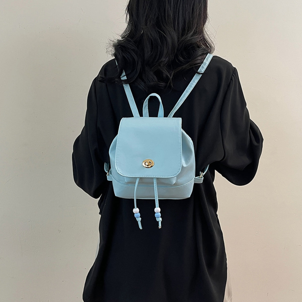 PU Leather Backpack Bag