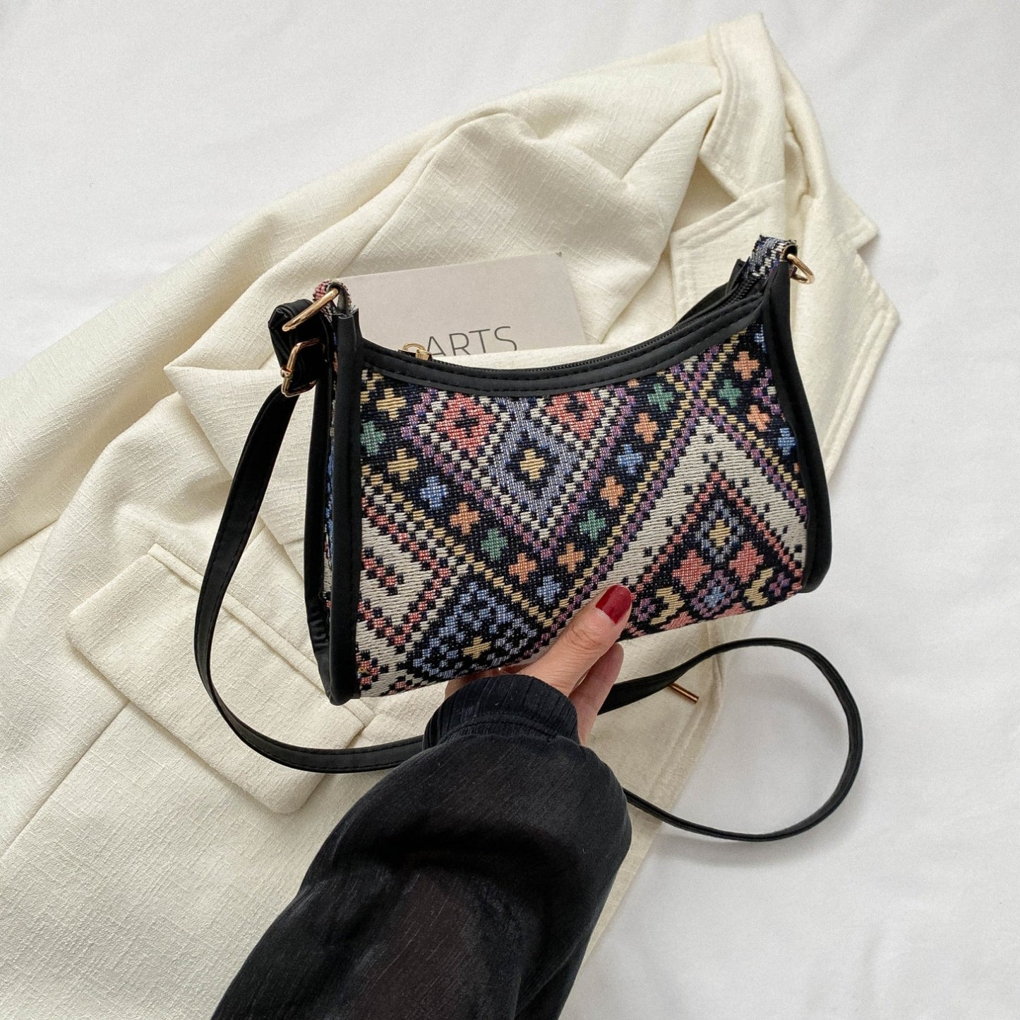 Printed Crossbody Bag