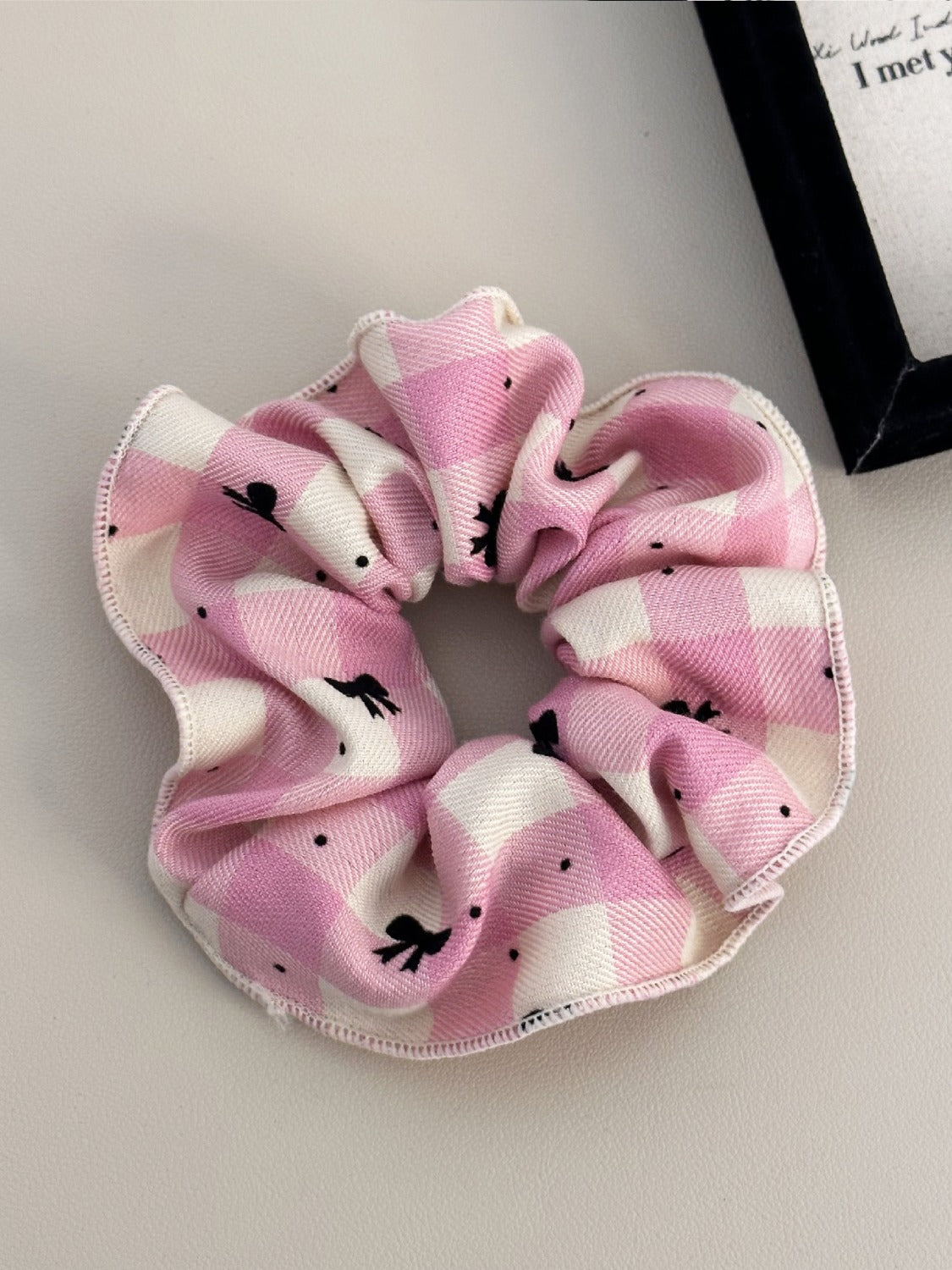 3-Piece Plaid Contrast Elastic Hair Scrunchy  Trendsi   