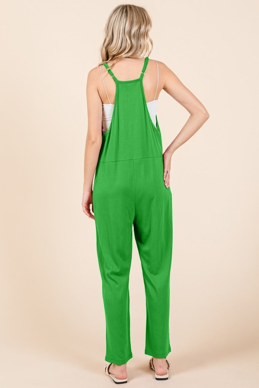 Culture Code Full Size Sleeveless Jumpsuit with Pockets  Trendsi   