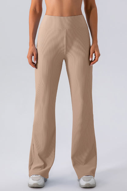 High Waist Straight Active Pants  Trendsi   