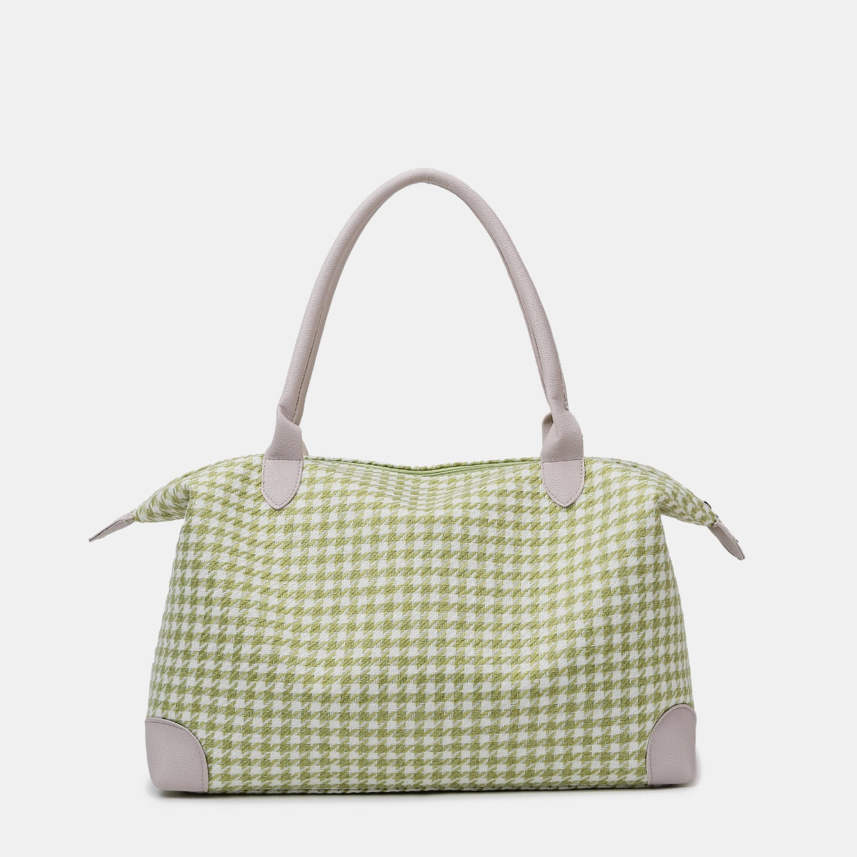 Houndstooth Canvas Travel Bag