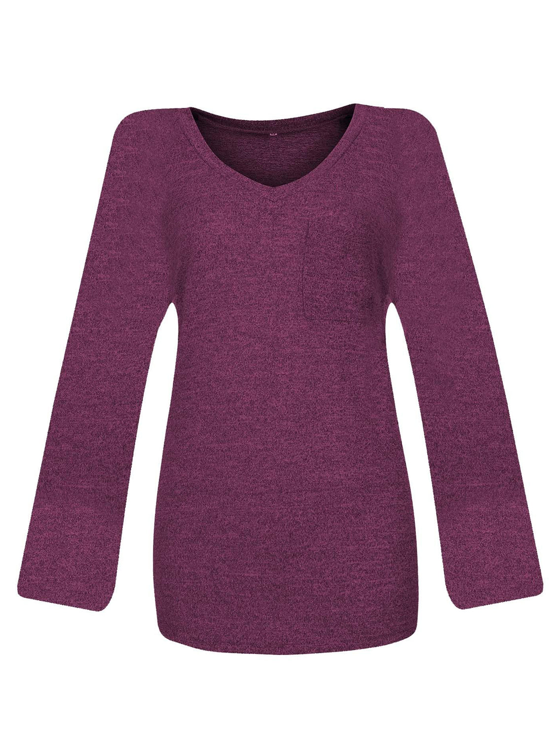 Round Neck Long Sleeve T-Shirt T-Shirt Trendsi   