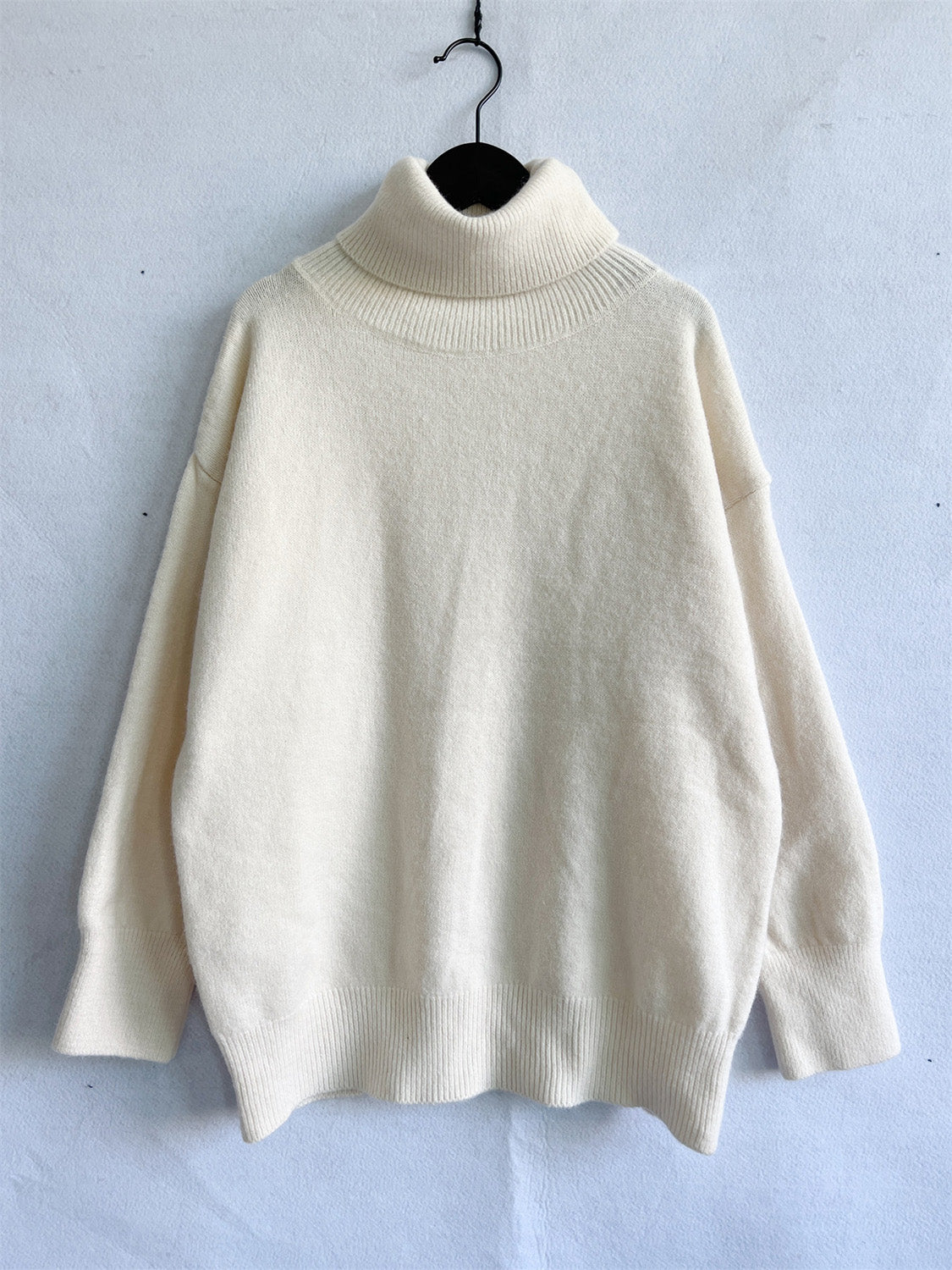 Turtleneck Long Sleeve Sweater  Trendsi   